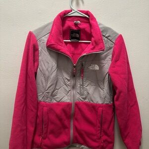 The North Face Vibrant Pink and Gray Jacket